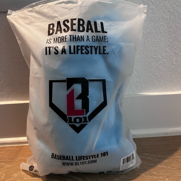 Baseball Lifestyle 101 Blue Hooded Sweatshirt - Picture 1 of 4